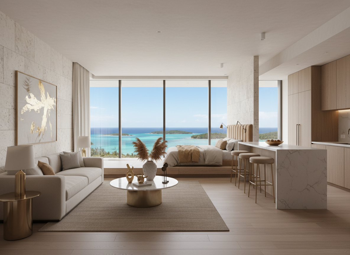 LOVE IT Wongamat – Studio apartment interior, from 26 sqm, Pattaya