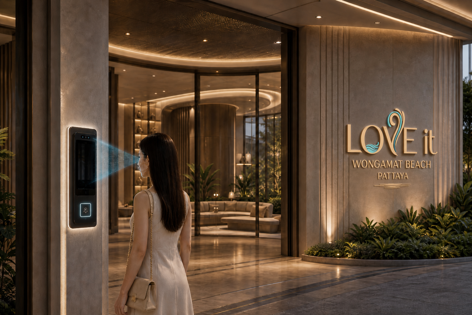 LOVE IT Wongamat Beach – Face Recognition Access